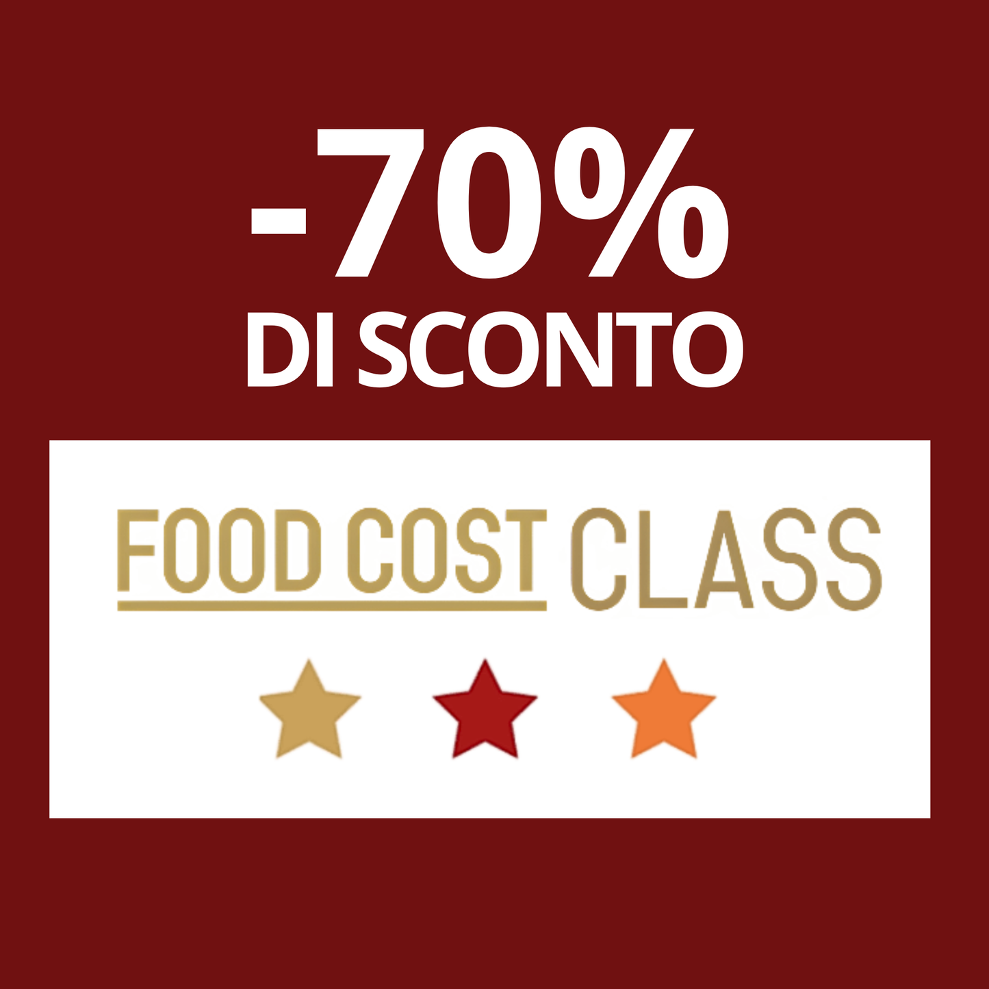 Food Cost Class Corso Online - PROMO